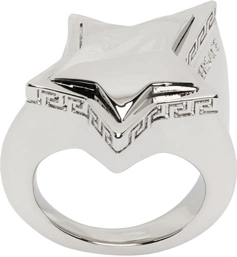 versace ring herr silver|versace signet ring.